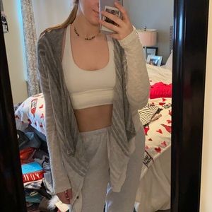 ABERCROMBIE HOODED CARDIGAN